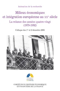 Milieux économiques et intégration européenne au XXe siècle_cover