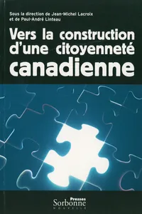 Vers la construction d'une citoyenneté canadienne_cover