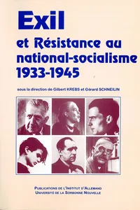 Exil et résistance au national-socialisme_cover