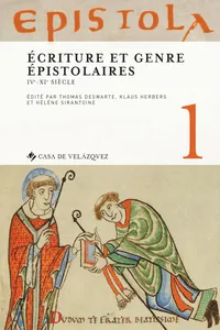 Epistola 1. Écriture et genre épistolaires_cover