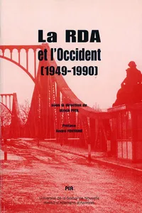 La RDA et l'Occident_cover