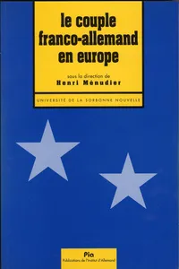 Le couple franco-allemand en Europe_cover