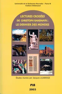 Lectures croisées de Christoph Ransmayr : "Le dernier des mondes"_cover