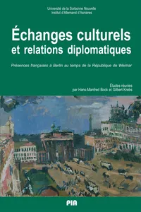 Échanges culturels et relations diplomatiques_cover