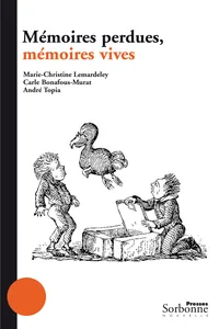 Mémoires perdues, mémoires vives_cover