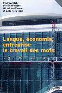 Langue, économie et entreprise : le travail des mots_cover