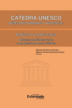 Cátedra Unesco. Derechos humanos y violencia: Gobierno y gobernanza