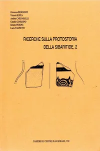 Ricerche sulla protostoria della Sibaritide, 2_cover