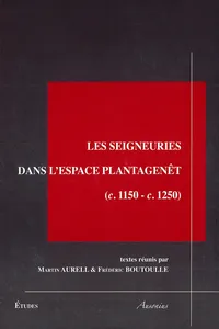 Les seigneuries dans l'espace Plantagenêt_cover