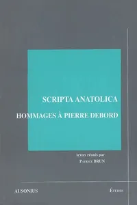 Scripta anatolica_cover