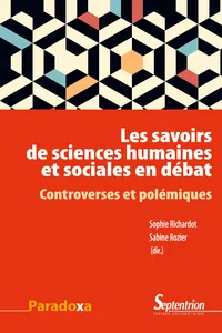 Les savoirs de sciences humaines et sociales en débat_cover