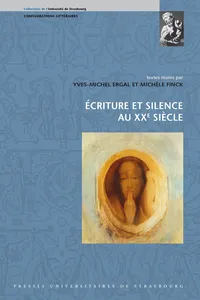 Écriture et silence au XXe siècle_cover