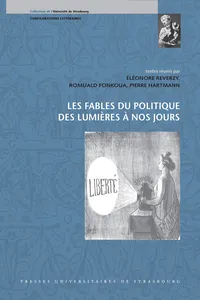 Les Fables du politique des Lumières à nos jours_cover