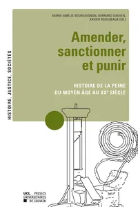 Amender, sanctionner et punir_cover