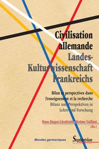 Civilisation allemande_cover