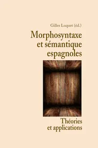 Morphosyntaxe et sémantique espagnoles_cover