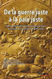 De la guerre juste à la paix juste_cover