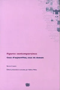 Figures contemporaines_cover