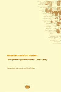 Flaubert savait-il écrire ?_cover