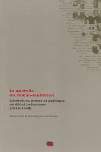 La querelle du roman-feuilleton_cover