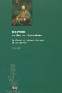 Boswell, un libertin mélancolique_cover