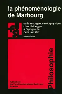 La phénoménologie de Marbourg_cover