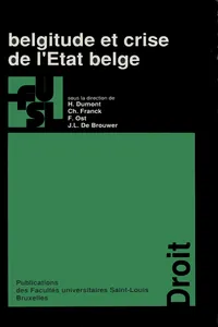 Belgitude et crise de l'État belge_cover