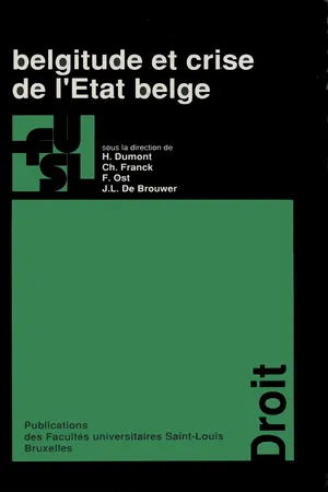 Belgitude et crise de l'État belge