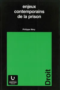 Enjeux contemporains de la prison_cover