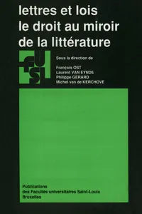 Lettres et lois. Le droit au miroir de la littérature_cover