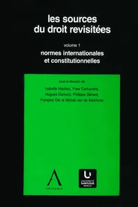 Les sources du droit revisitées - vol. 1_cover