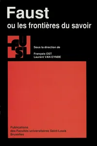 Faust ou les frontières du savoir_cover