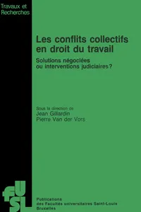 Les conflits collectifs en droit du travail_cover