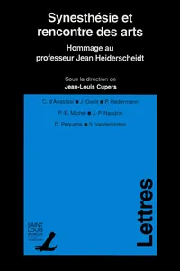 Synesthésie et rencontre des arts_cover