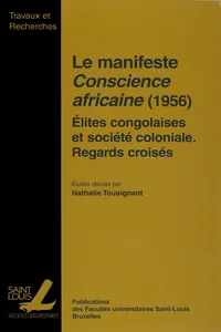 Le manifeste Conscience africaine_cover