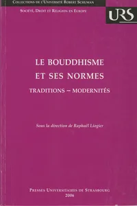 Le bouddhisme et ses normes_cover