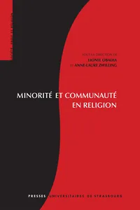 Minorité et communauté en religion_cover