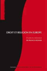 Droit et religion en Europe_cover