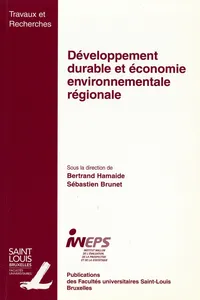 Développement durable et économie environnementale régionale_cover