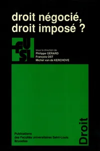 Droit négocié, droit imposé ?_cover