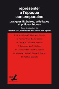 Représenter à l'époque contemporaine_cover