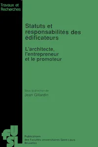 Statuts et responsabilités des édificateurs_cover