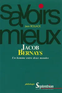 Jacob Bernays. Un homme entre deux mondes_cover