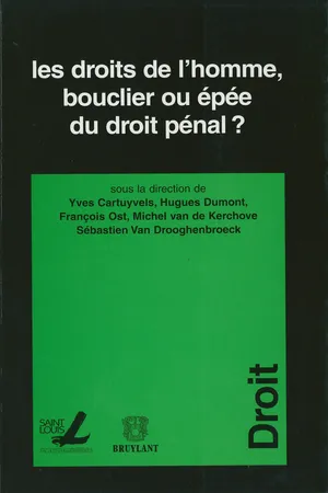 Les droits de l'homme, bouclier ou épée du droit pénal ?