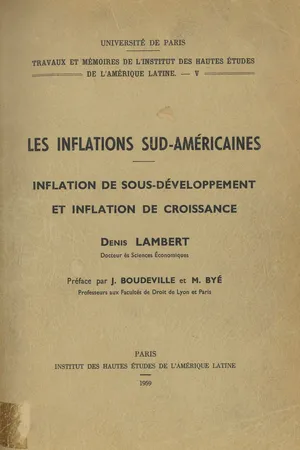 Les inflations sud-américaines