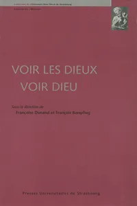 Voir les Dieux, voir Dieu_cover