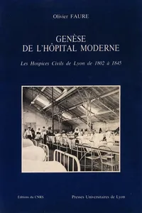 Genèse de l'hôpital moderne_cover