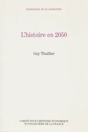 L'histoire en 2050