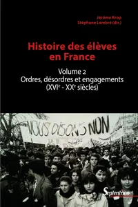 Histoire des élèves en France_cover