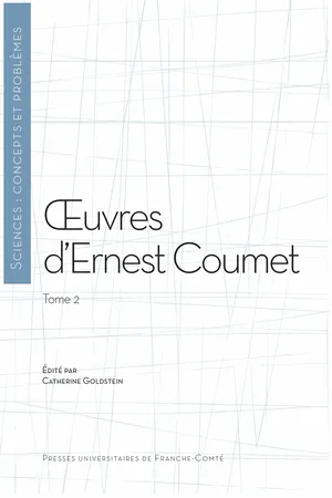 Œuvres d’Ernest Coumet (T. 2)